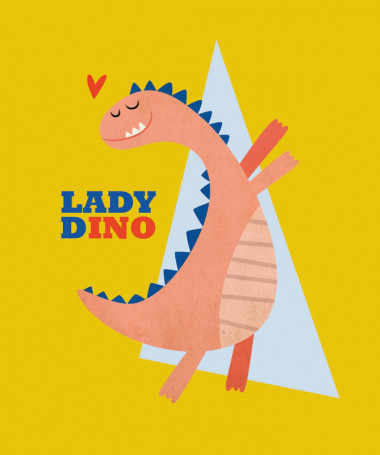 Lady dino T-shirt Basic Uomo