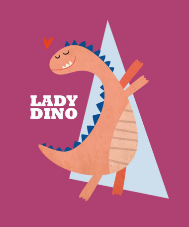 Lady dino T-shirt Basic Uomo