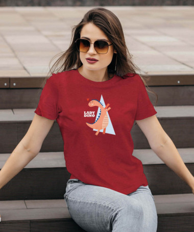 Lady dino T-shirt Basic Donna