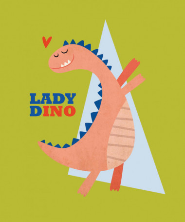 Lady dino T-shirt Basic Donna