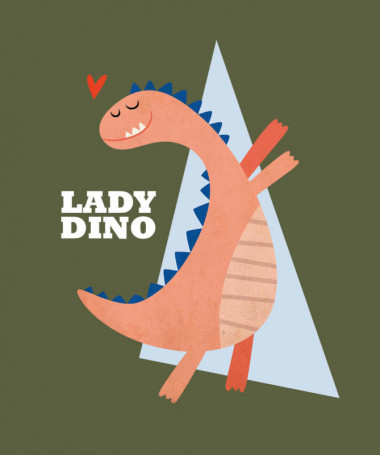 Lady dino T-shirt Basic Donna