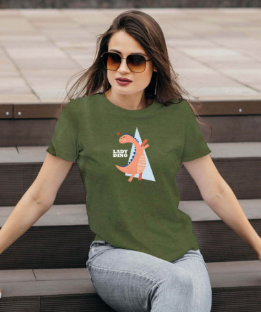 Lady dino T-shirt Basic Donna