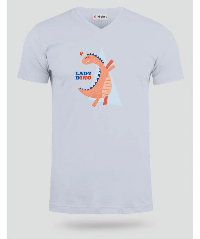 Lady dino  T-shirt Scollo V