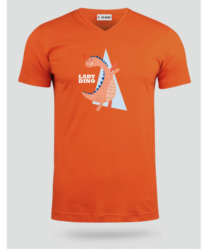 Lady dino  T-shirt Scollo V
