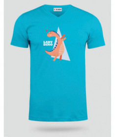 Lady dino  T-shirt Scollo V