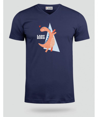Lady dino  T-shirt Scollo V