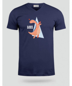 Lady dino  T-shirt Scollo V
