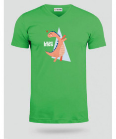 Lady dino  T-shirt Scollo V