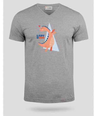 Lady dino  T-shirt Scollo V