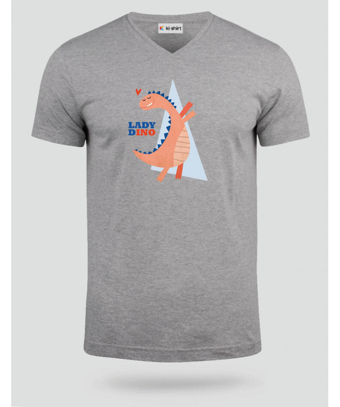 Lady dino  T-shirt Scollo V