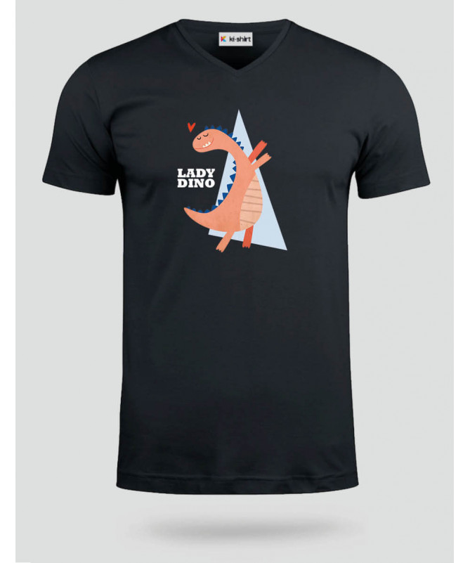 Lady dino  T-shirt Scollo V