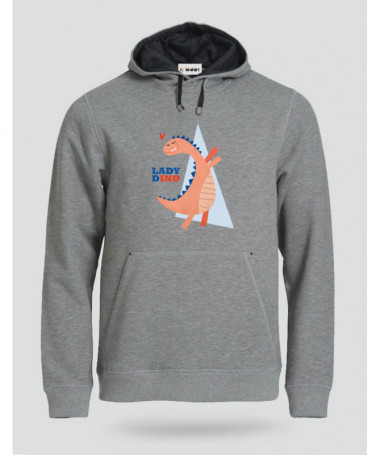 Lady dino Felpa Premium con cappuccio Uomo