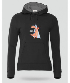Lady dino Felpa Premium con cappuccio Donna