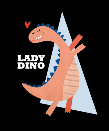 Lady dino Felpa Premium con cappuccio Donna