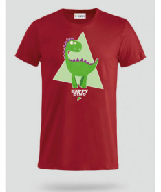 Happy dino T-shirt Basic Uomo
