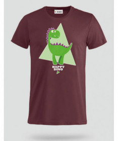 Happy dino T-shirt Basic Uomo