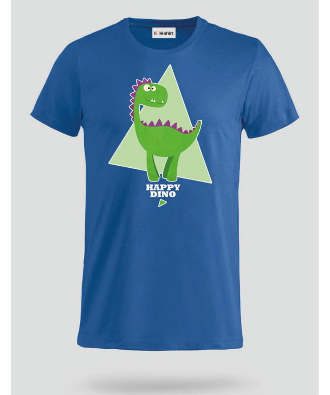 Happy dino T-shirt Basic Uomo