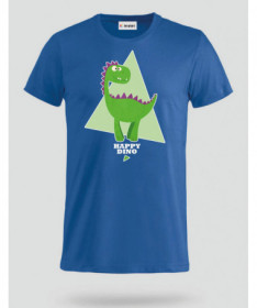 Happy dino T-shirt Basic Uomo
