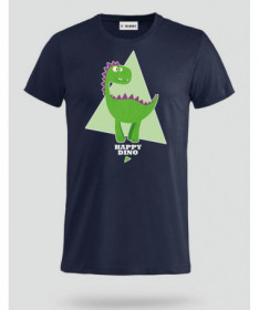 Happy dino T-shirt Basic Uomo