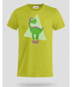 Happy dino T-shirt Basic Uomo
