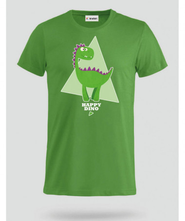 Happy dino T-shirt Basic Uomo