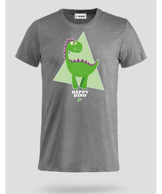 Happy dino T-shirt Basic Uomo