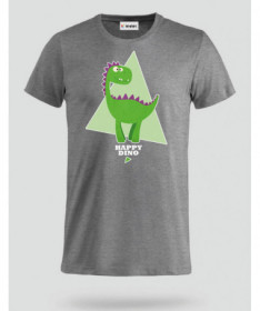 Happy dino T-shirt Basic Uomo
