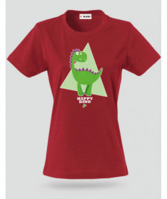 Happy dino T-shirt Basic Donna