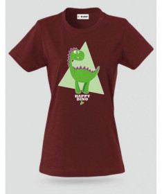 Happy dino T-shirt Basic Donna