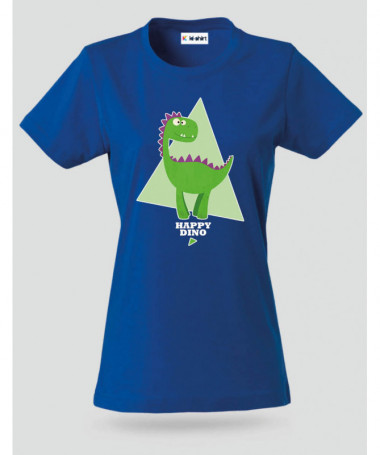 Happy dino T-shirt Basic Donna