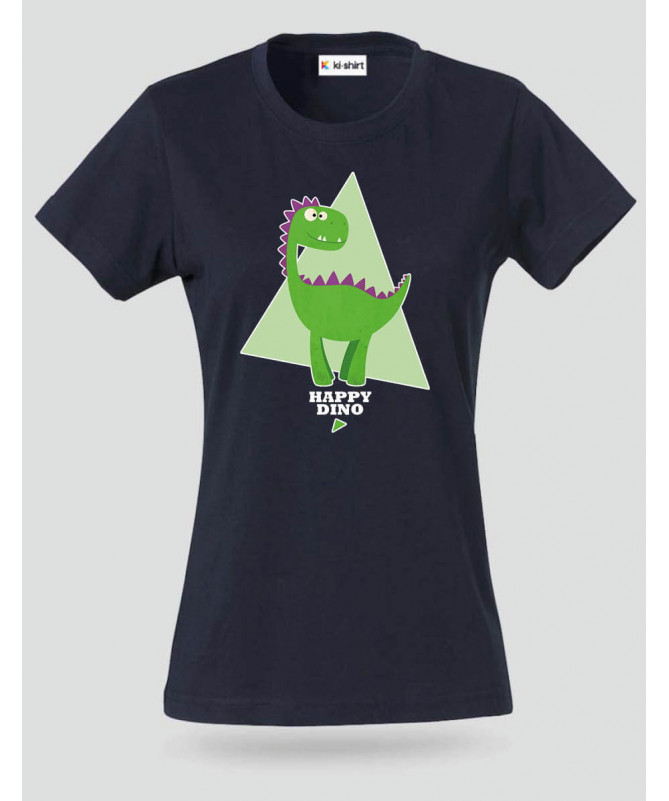 Happy dino T-shirt Basic Donna