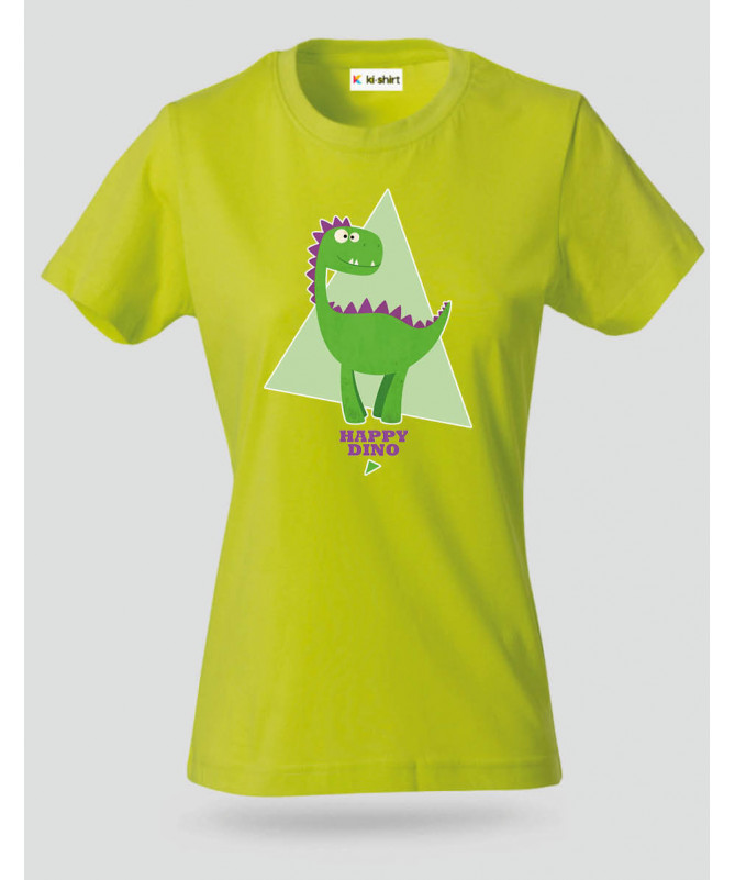 Happy dino T-shirt Basic Donna