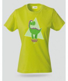 Happy dino T-shirt Basic Donna