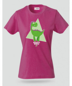 Happy dino T-shirt Basic Donna