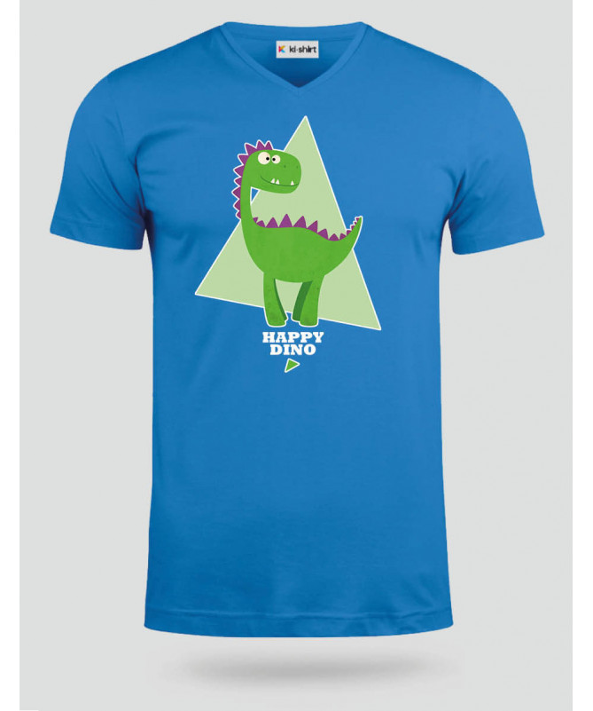 Happy dino  T-shirt Scollo V