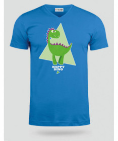 Happy dino  T-shirt Scollo V