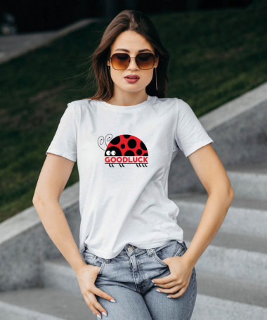 Good luck T-shirt Basic Donna