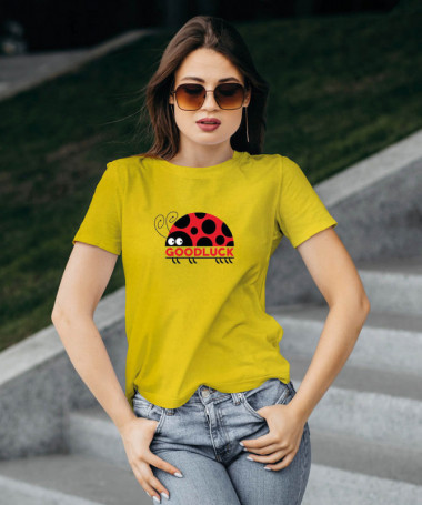 Good luck T-shirt Basic Donna