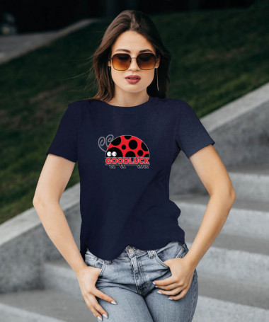 Good luck T-shirt Basic Donna