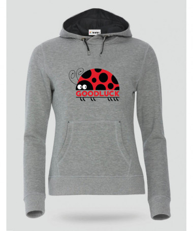 Good luck Felpa Premium con cappuccio Donna