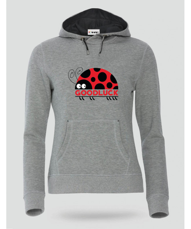 Good luck Felpa Premium con cappuccio Donna