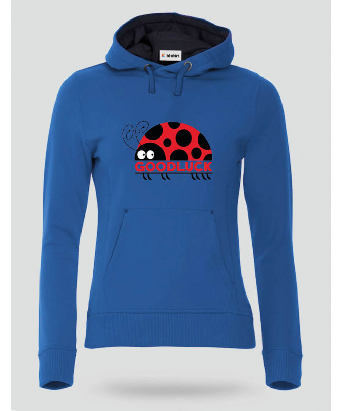 Good luck Felpa Premium con cappuccio Donna