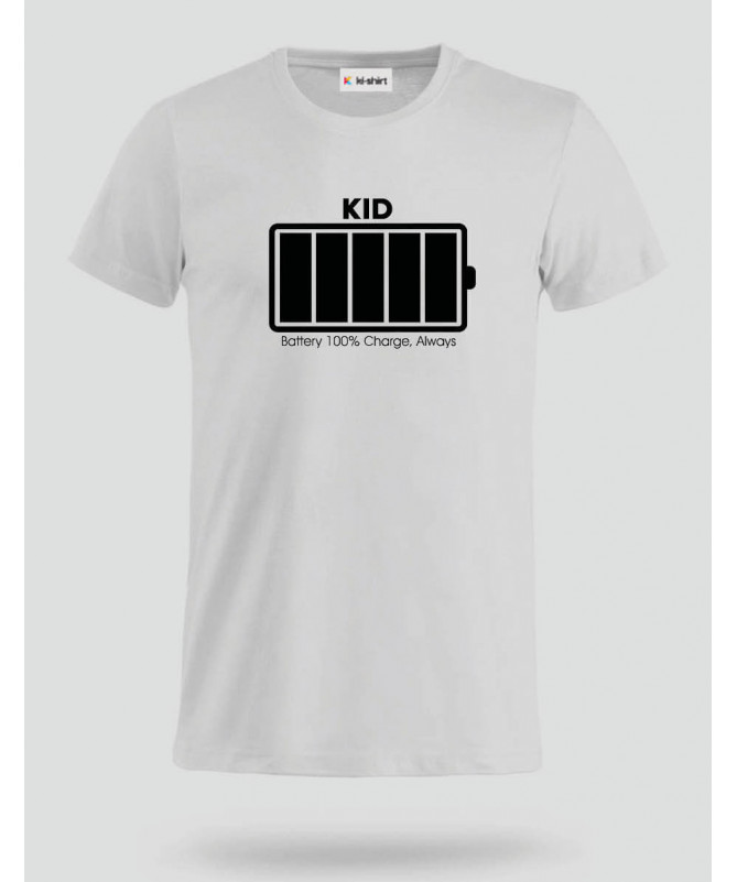 100 battery T-shirt Basic Uomo