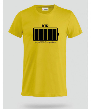 100 battery T-shirt Basic Uomo