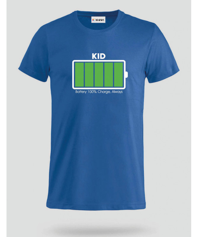 100 battery T-shirt Basic Uomo