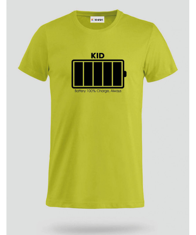 100 battery T-shirt Basic Uomo