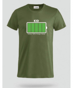 100 battery T-shirt Basic Uomo
