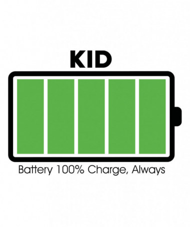 100 battery T-shirt Basic Donna