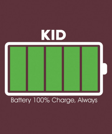 100 battery T-shirt Basic Donna