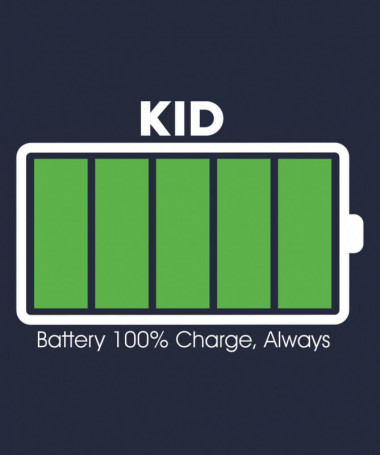 100 battery T-shirt Basic Donna